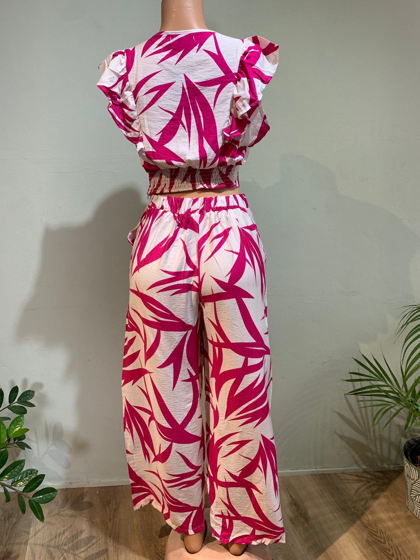 Bamboo print coord set - pants