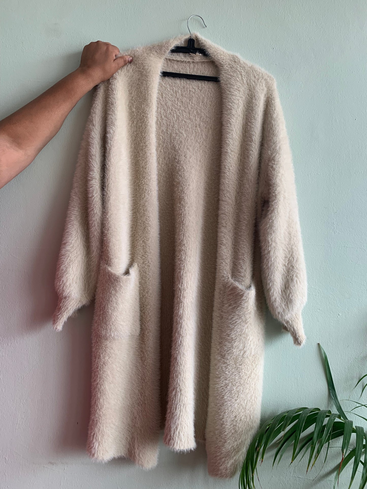 Fluffy long coat