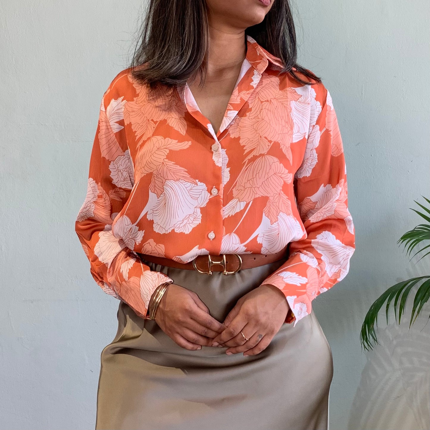 Satin blouse