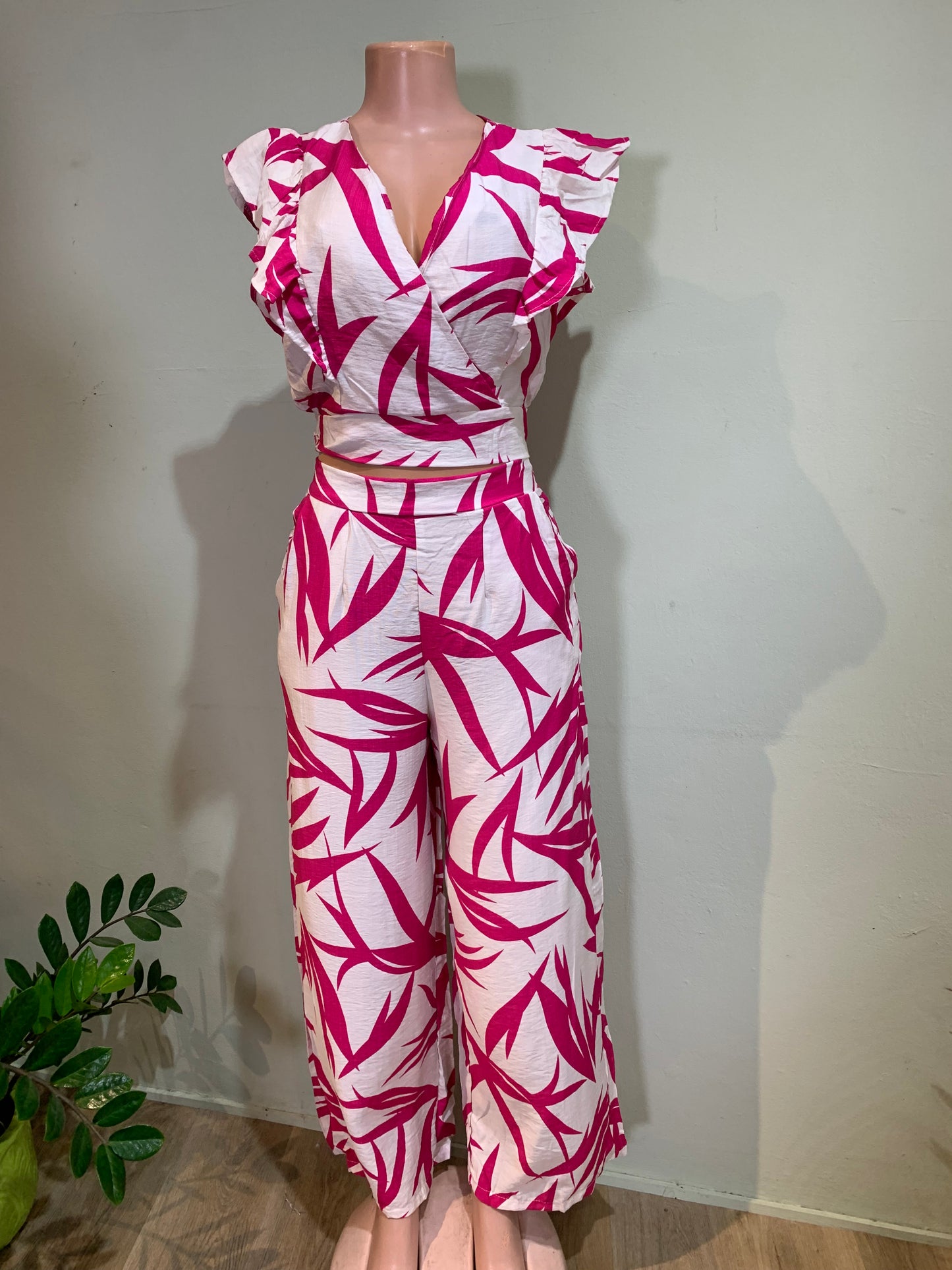 Bamboo print coord set - pants