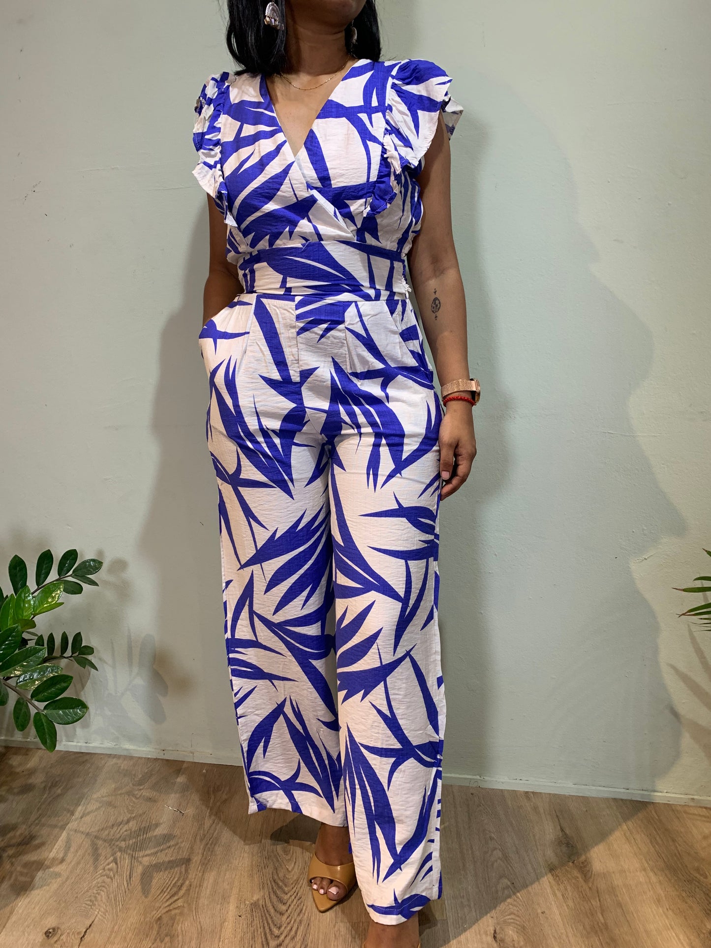 Bamboo print coord set - pants