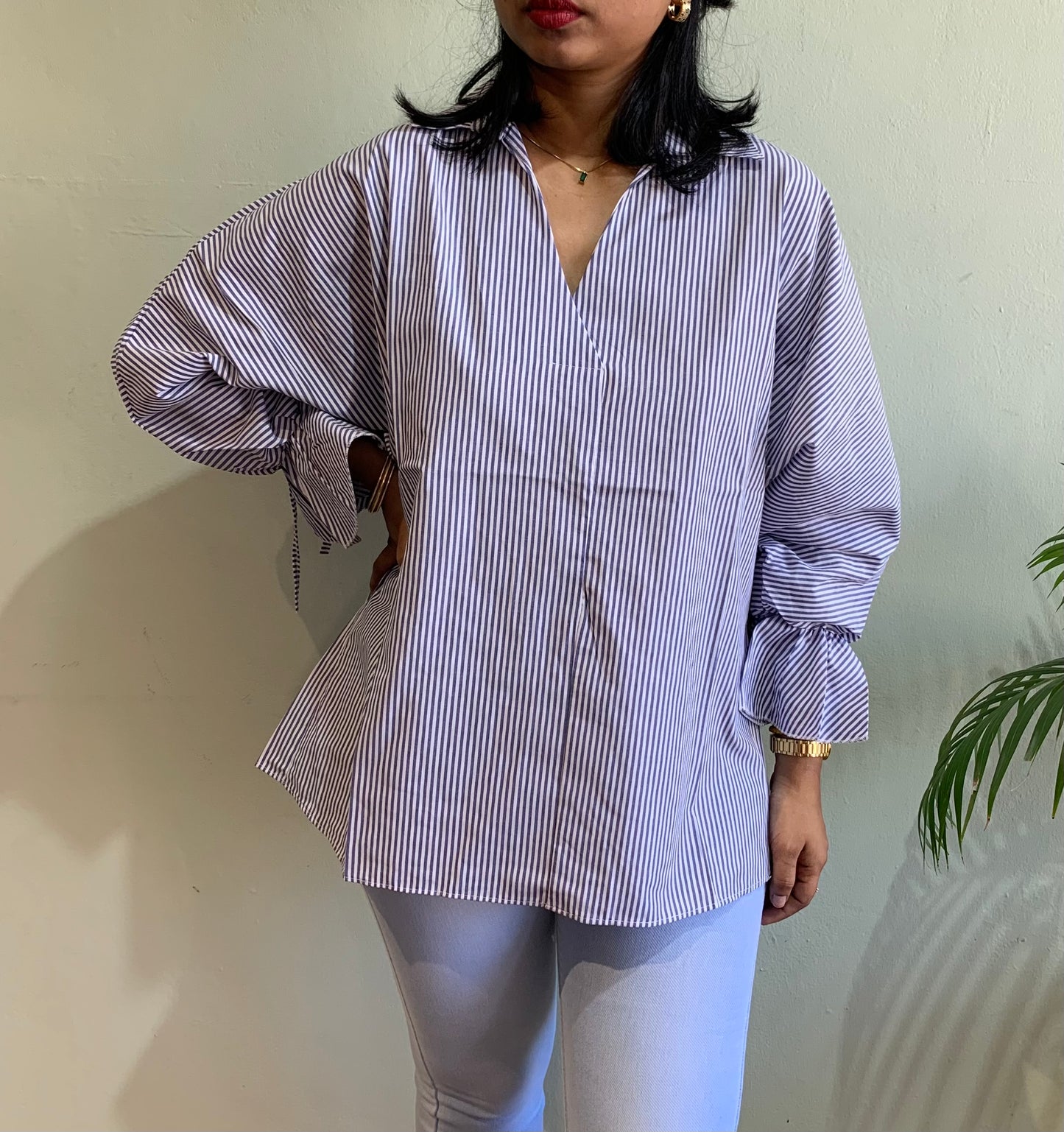 Dakota striped blouse
