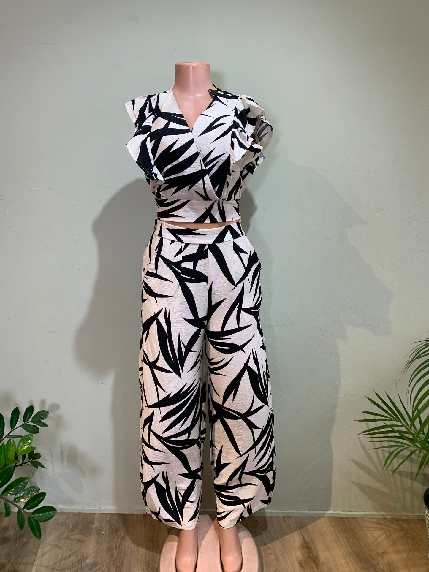 Bamboo print coord set - pants