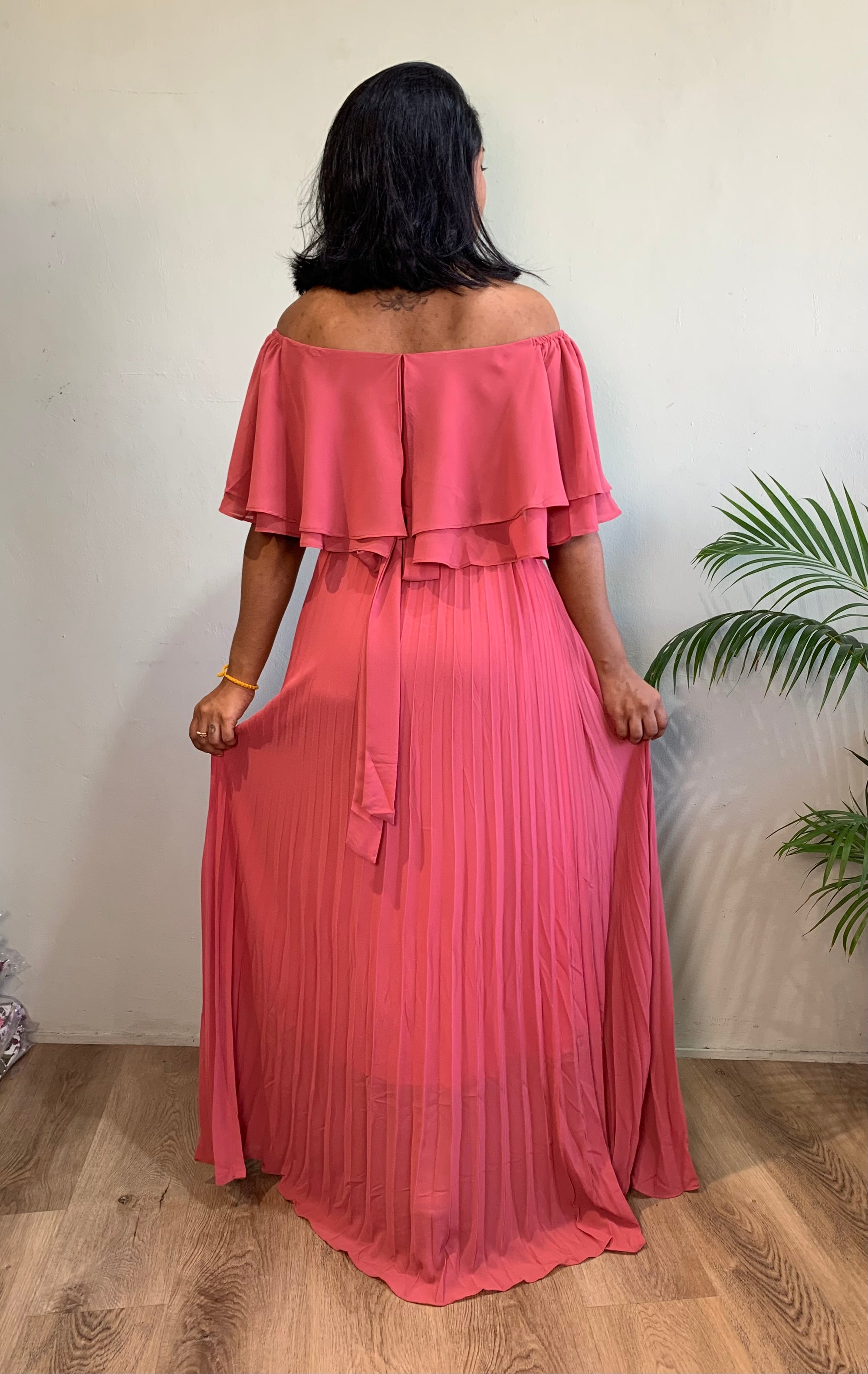 Bella pleated dress