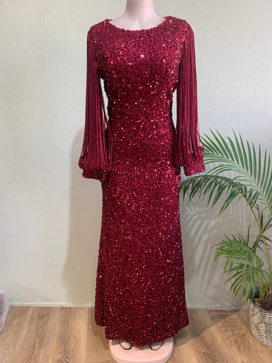 Sequin long sleeves