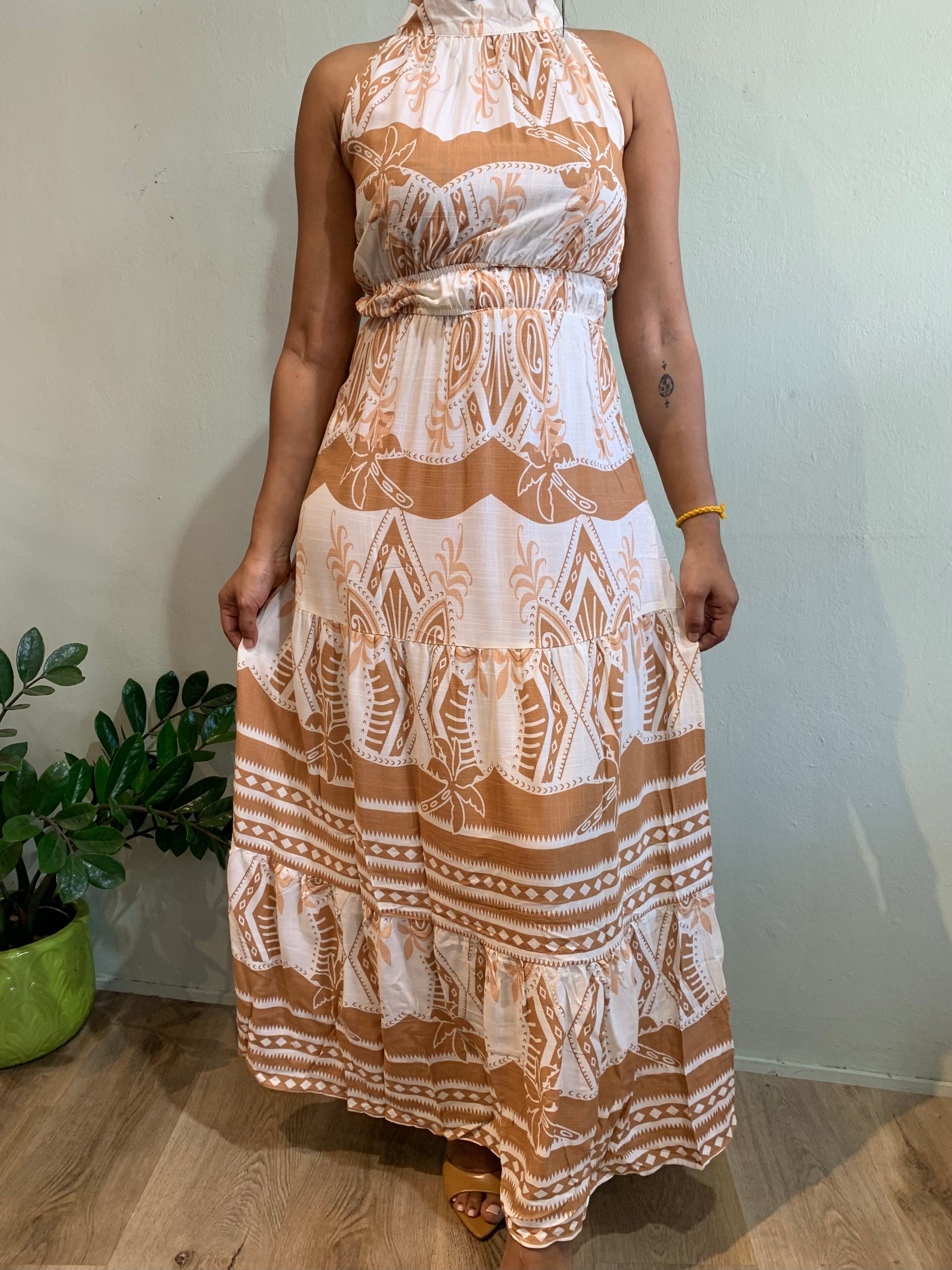 Halter neck dress