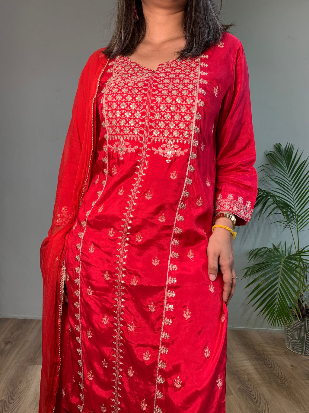 Vrushti Churidar set