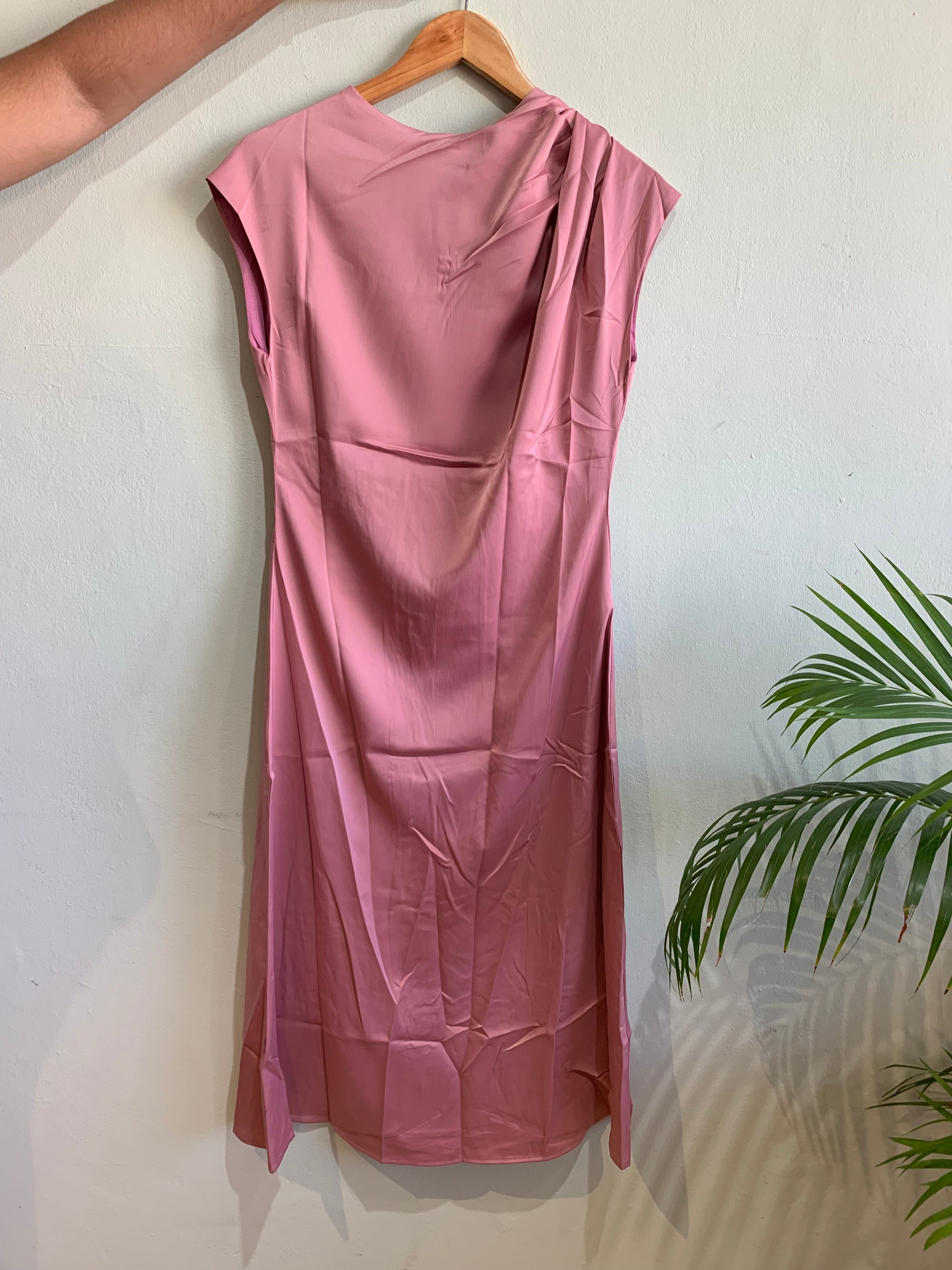 Saskia satin dress