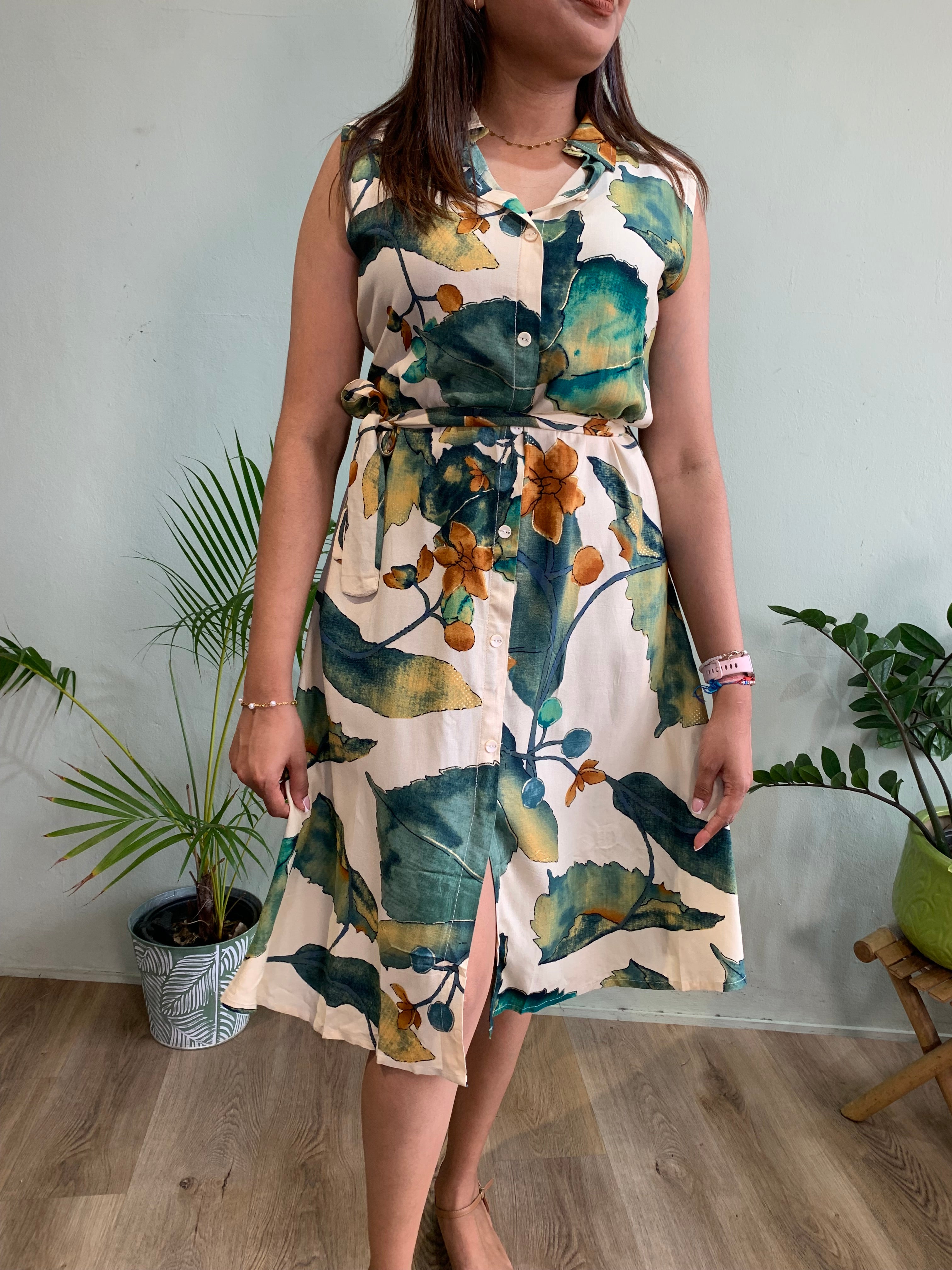 Lishna sleeveless dress