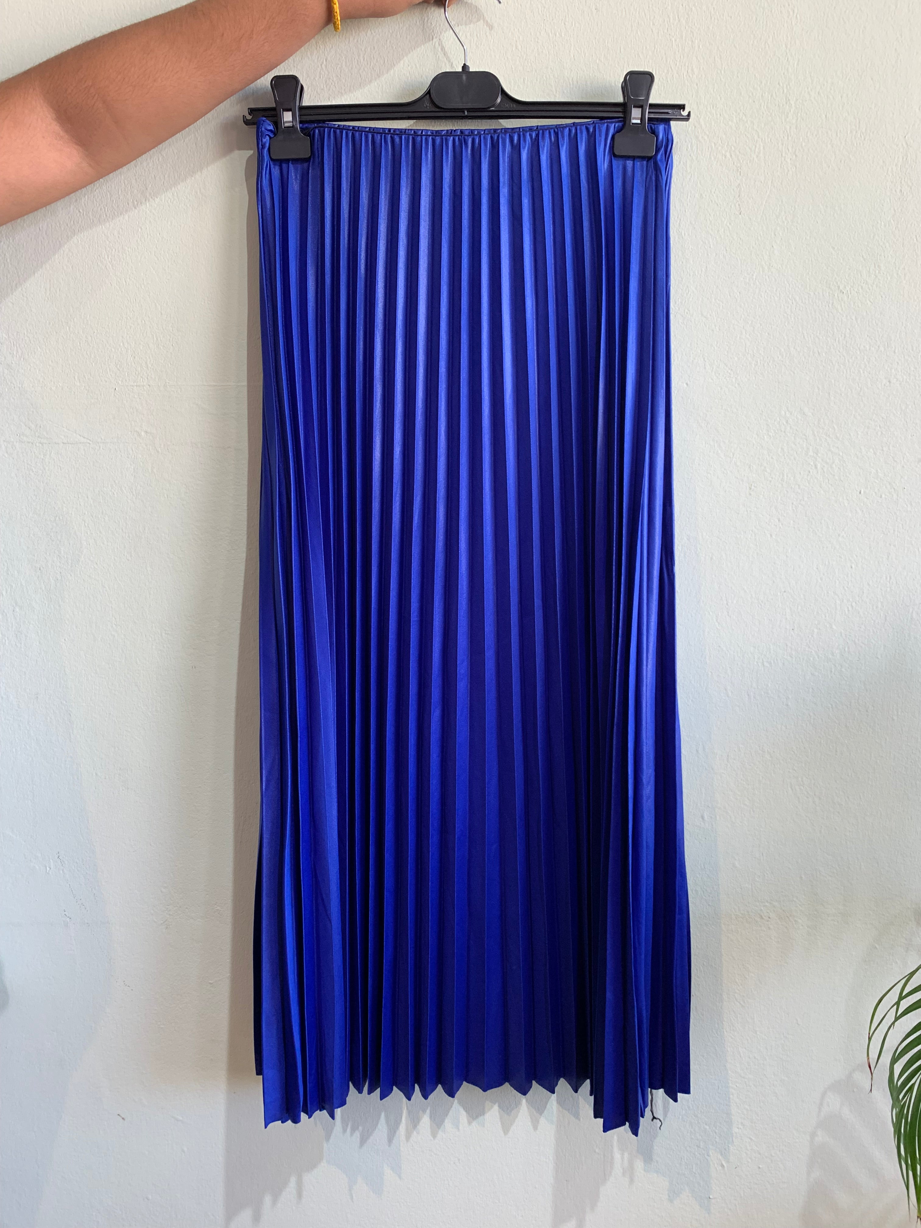 Sheen Pleated Skirt
