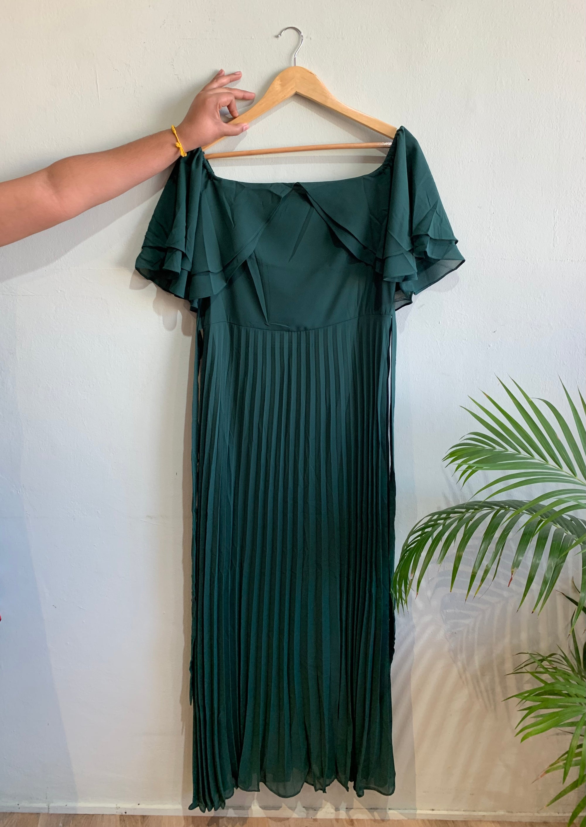 Bella pleated dress