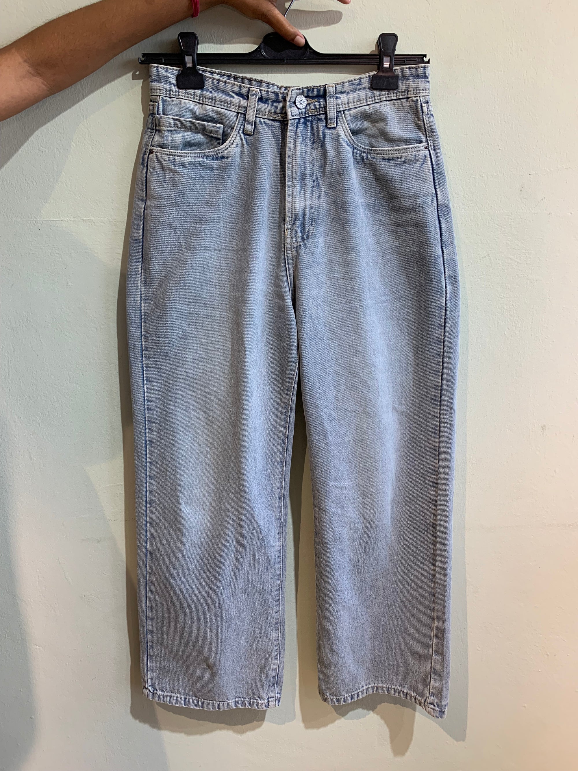 High waist wide leg willy Denim jeans