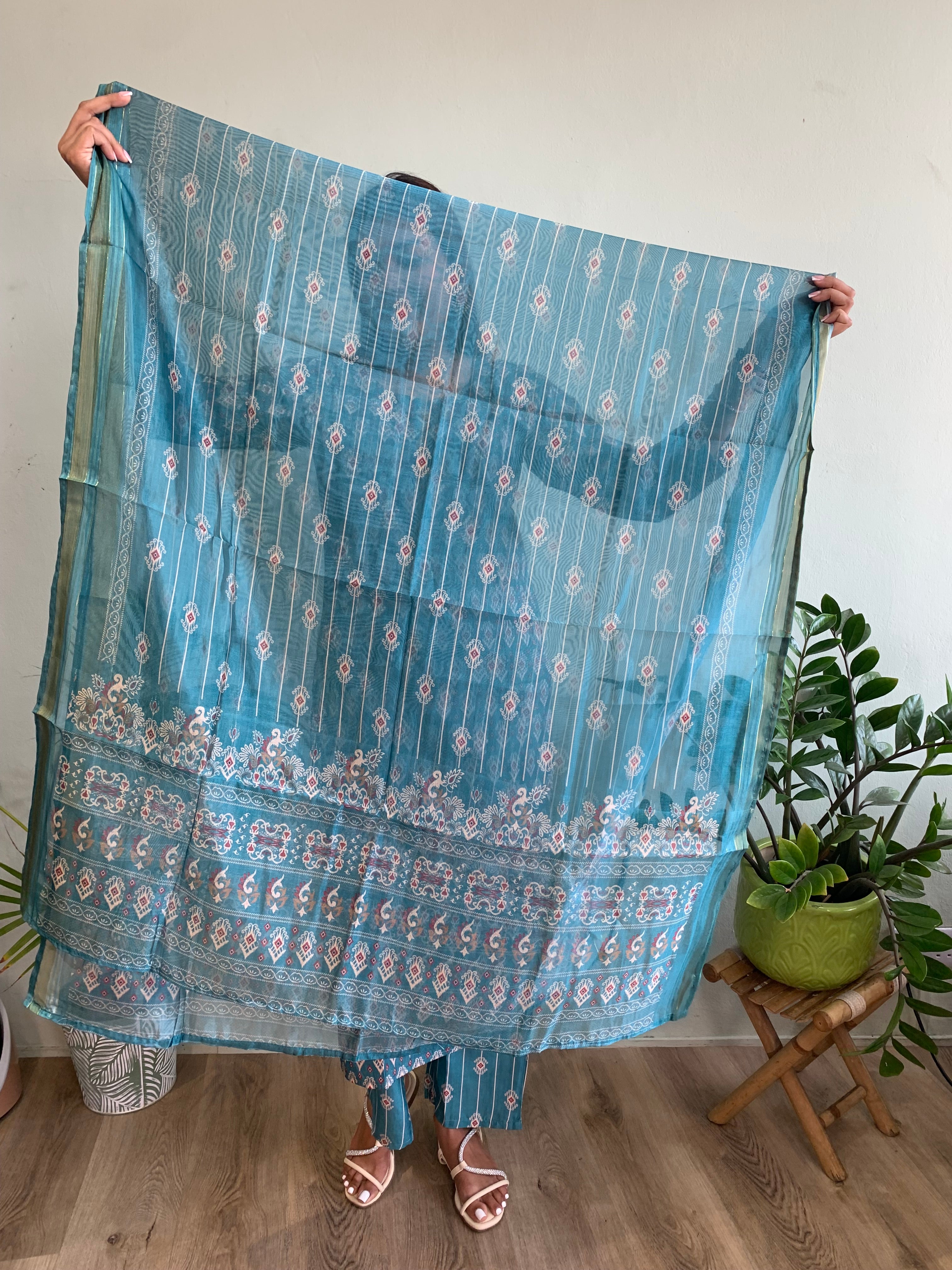 Churidar Teal