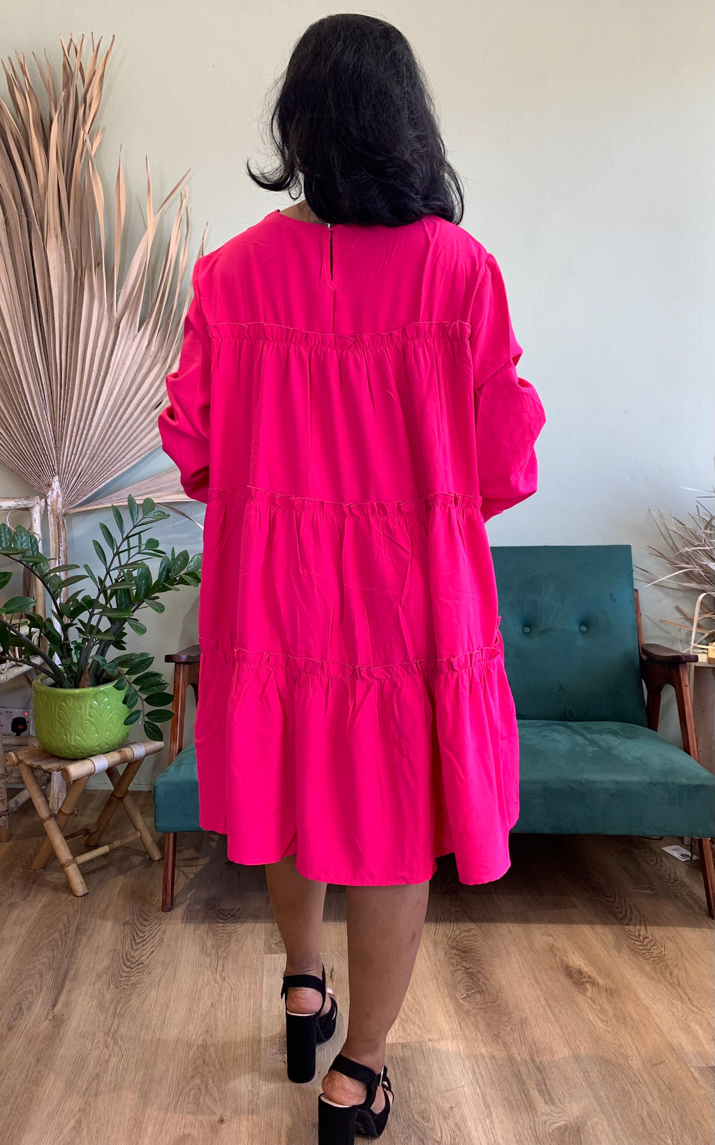 Layered mini dress