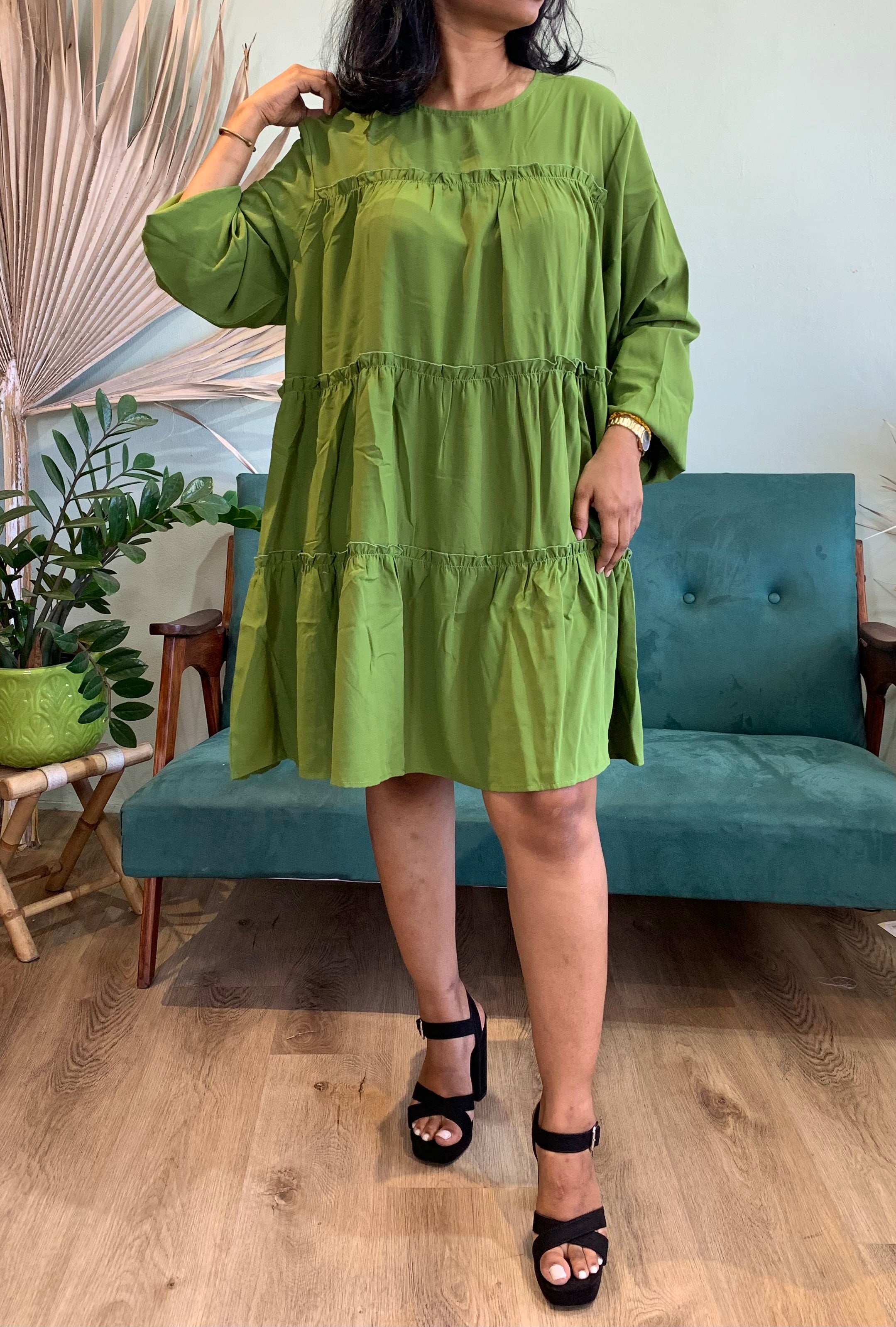 Layered mini dress