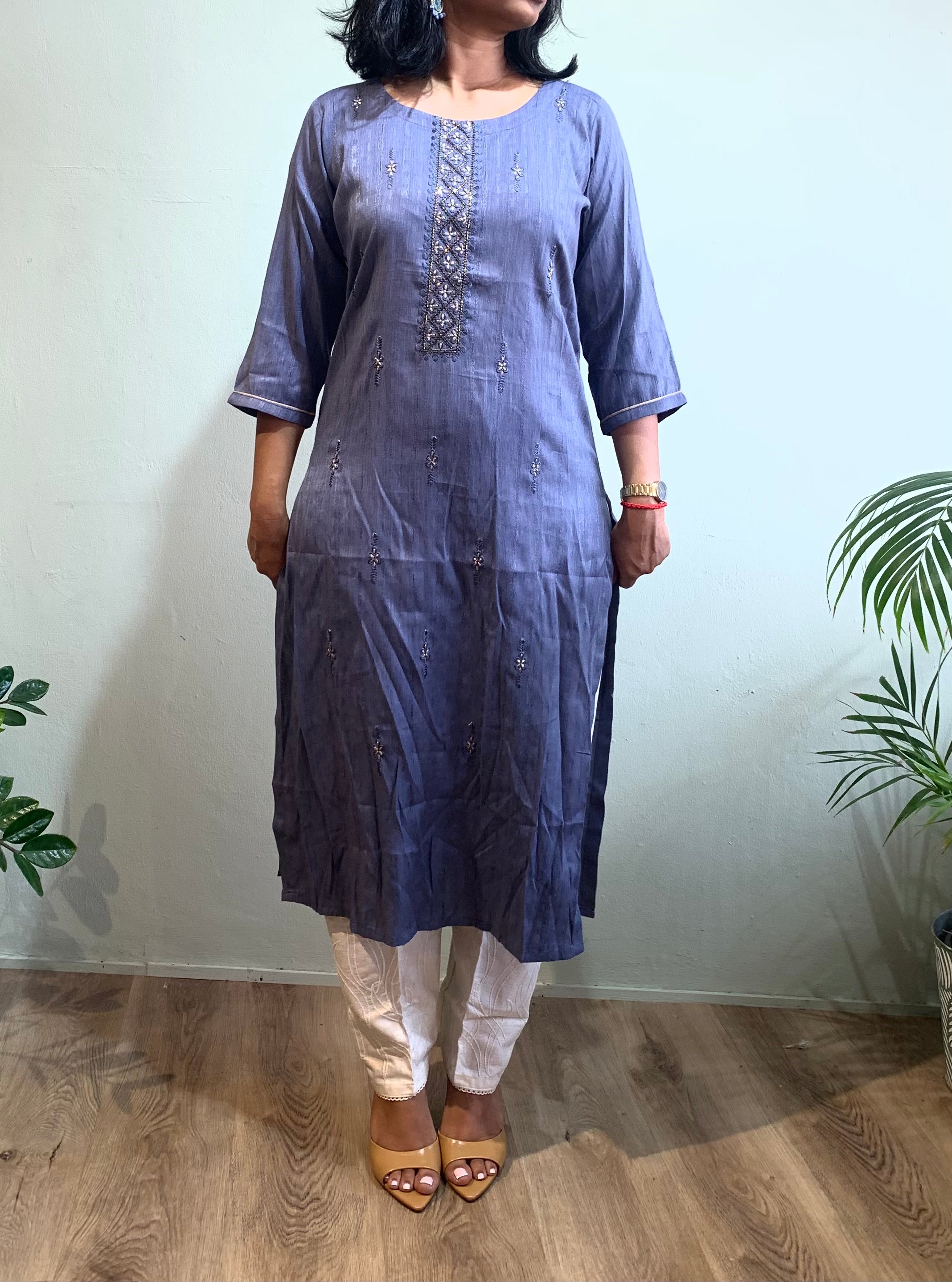 Cotton straight Kurti