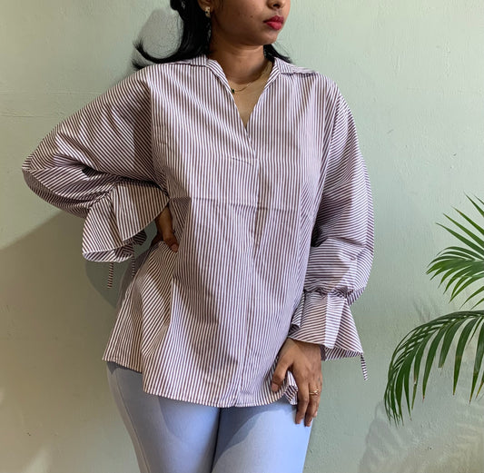 Dakota striped blouse