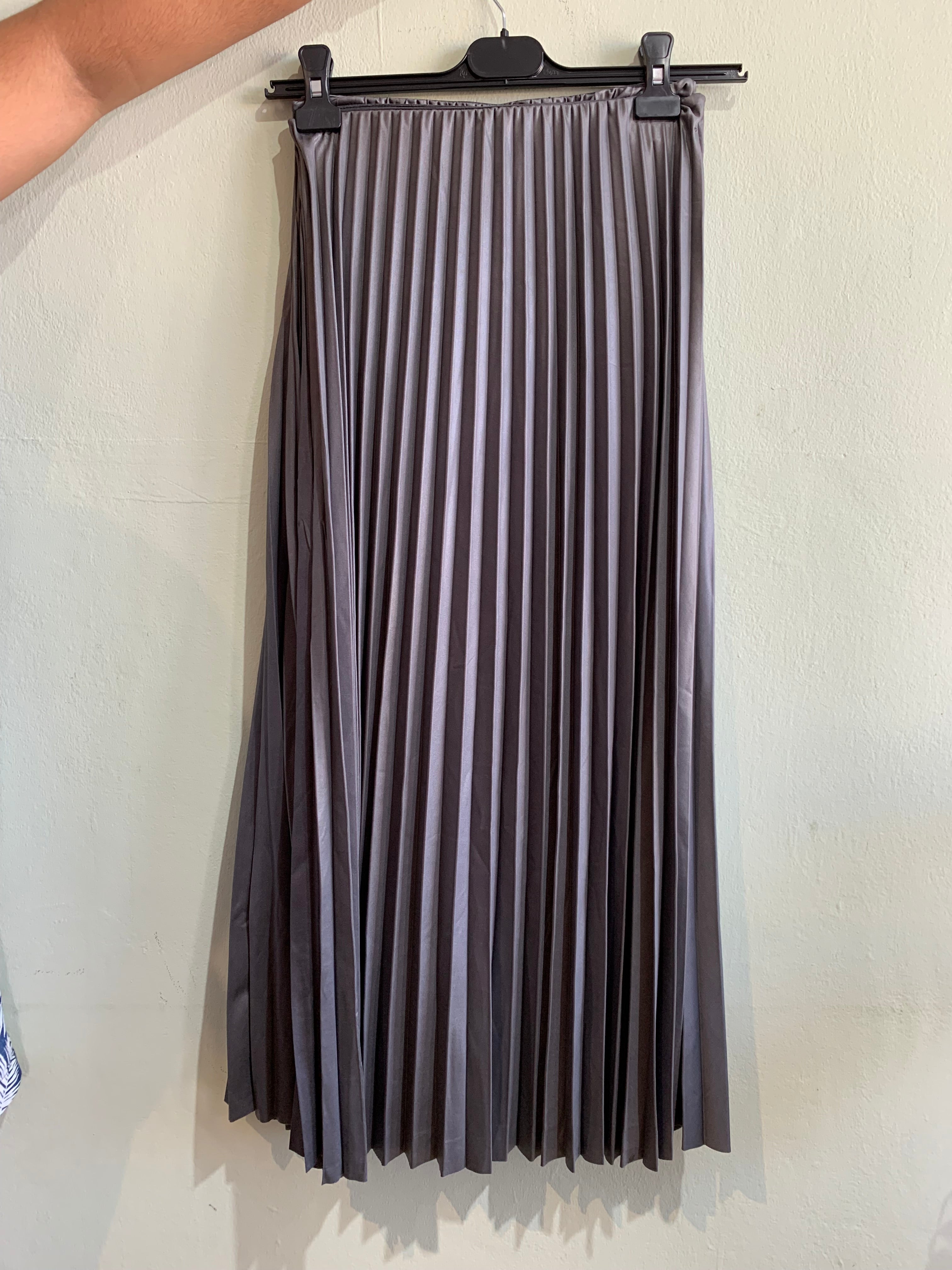 Sheen Pleated Skirt