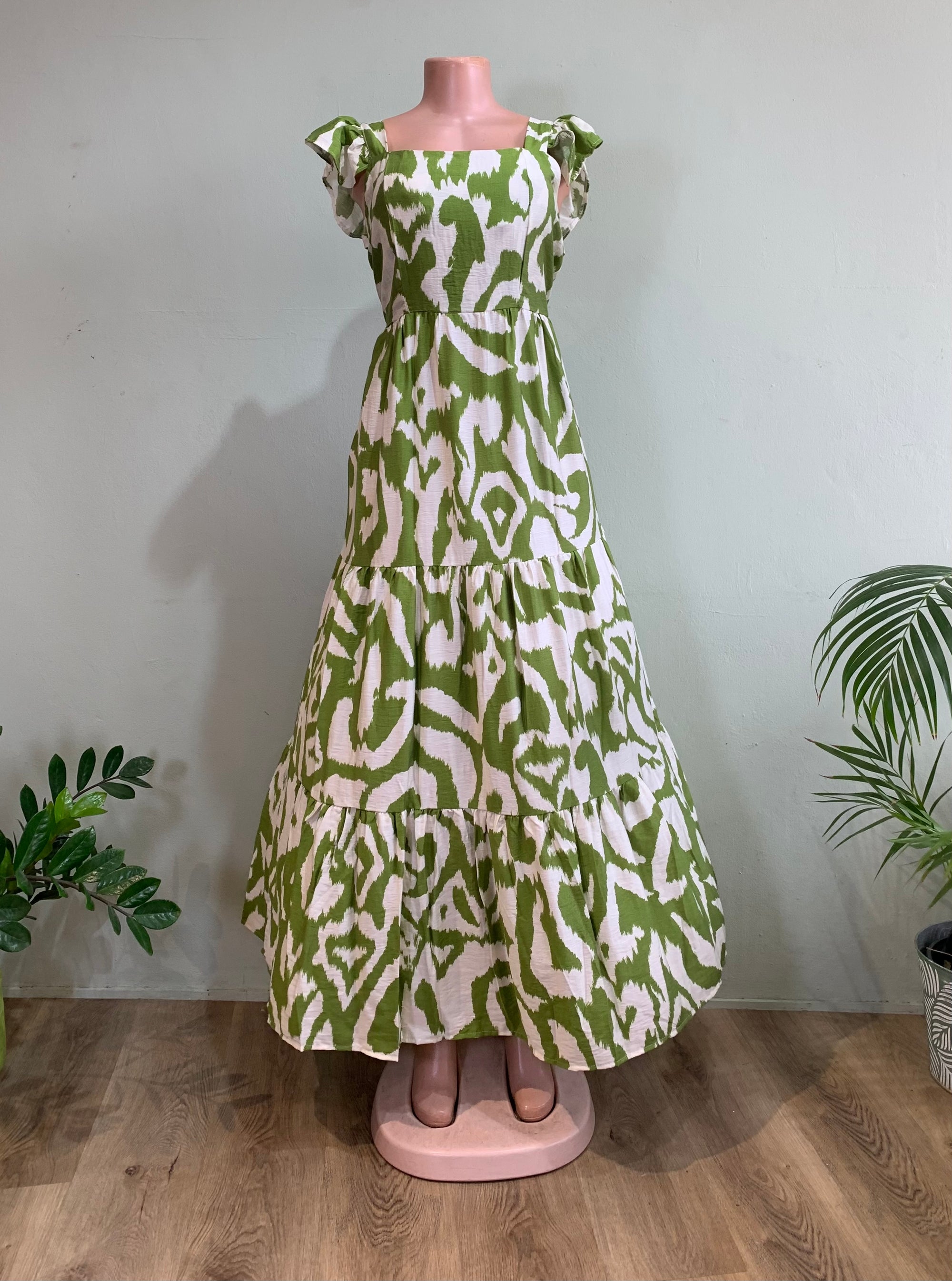Maxi dress abstract