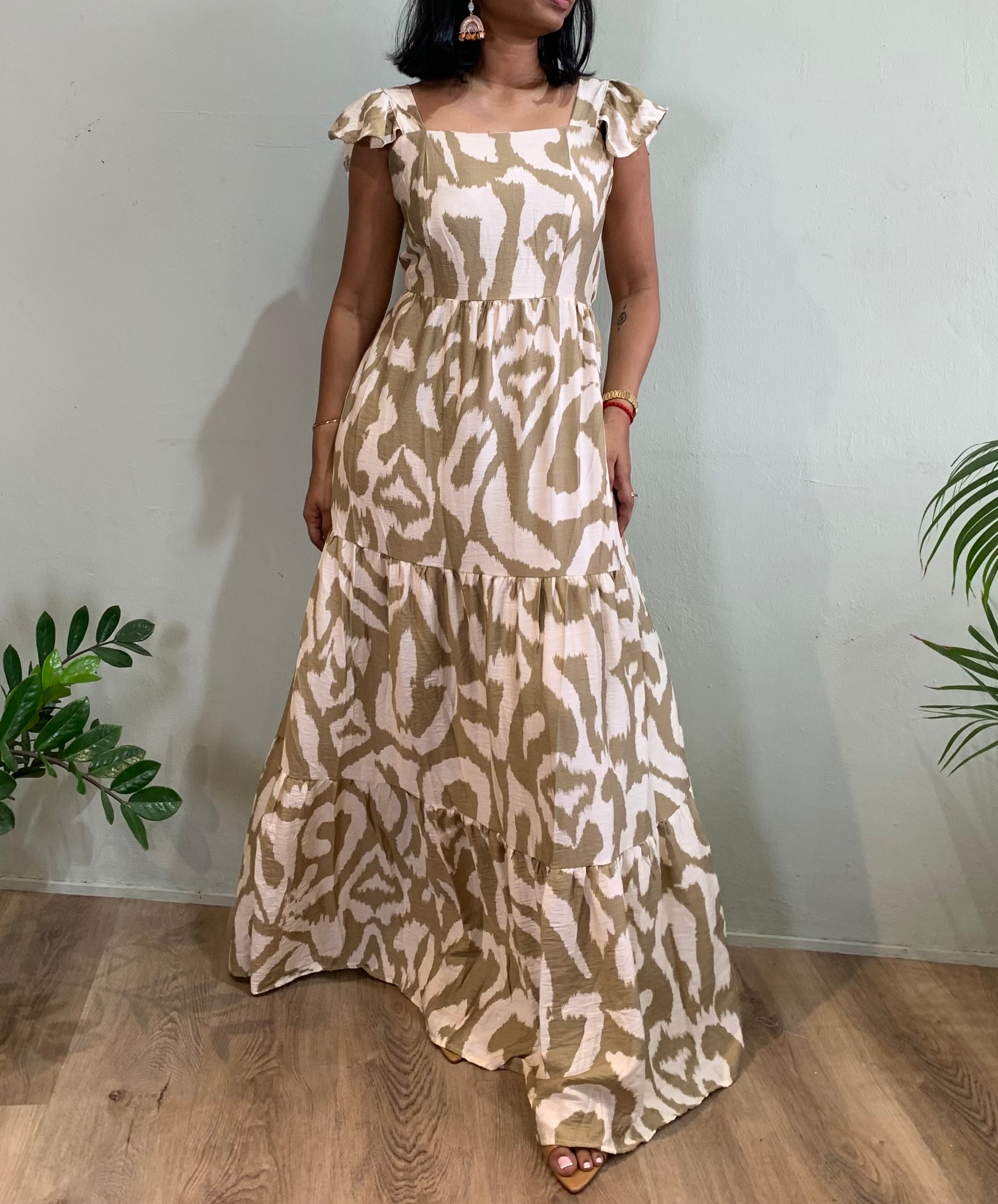 Maxi dress abstract