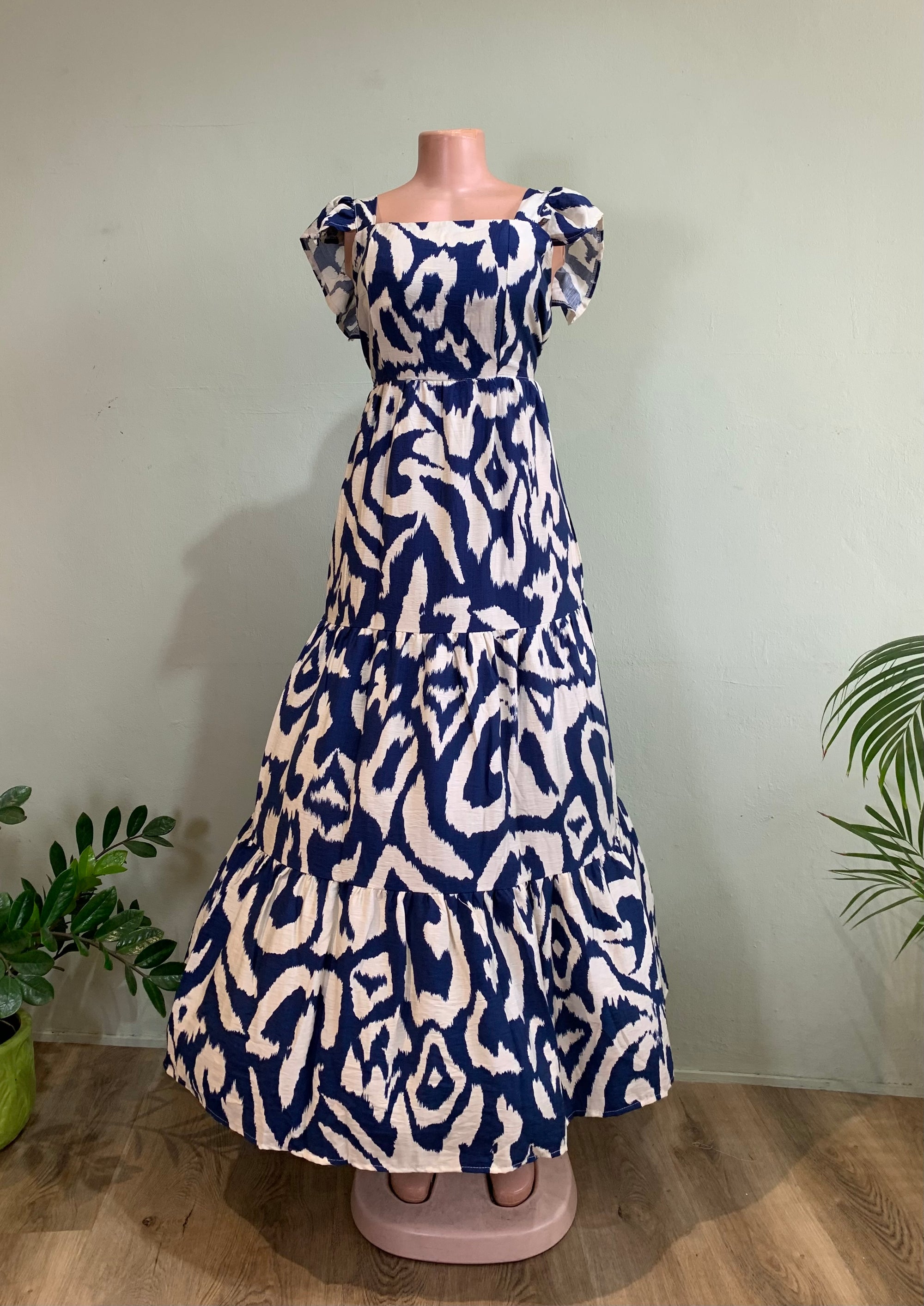 Maxi dress abstract