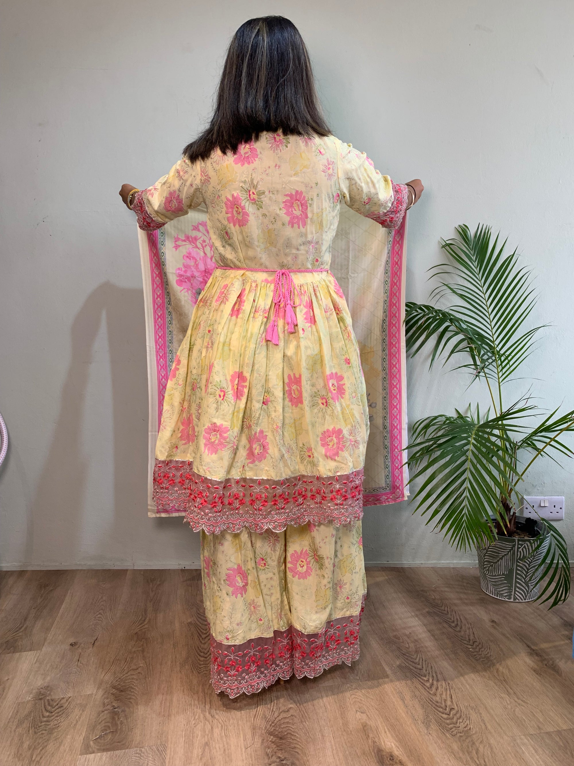 Yellow palazzo Set