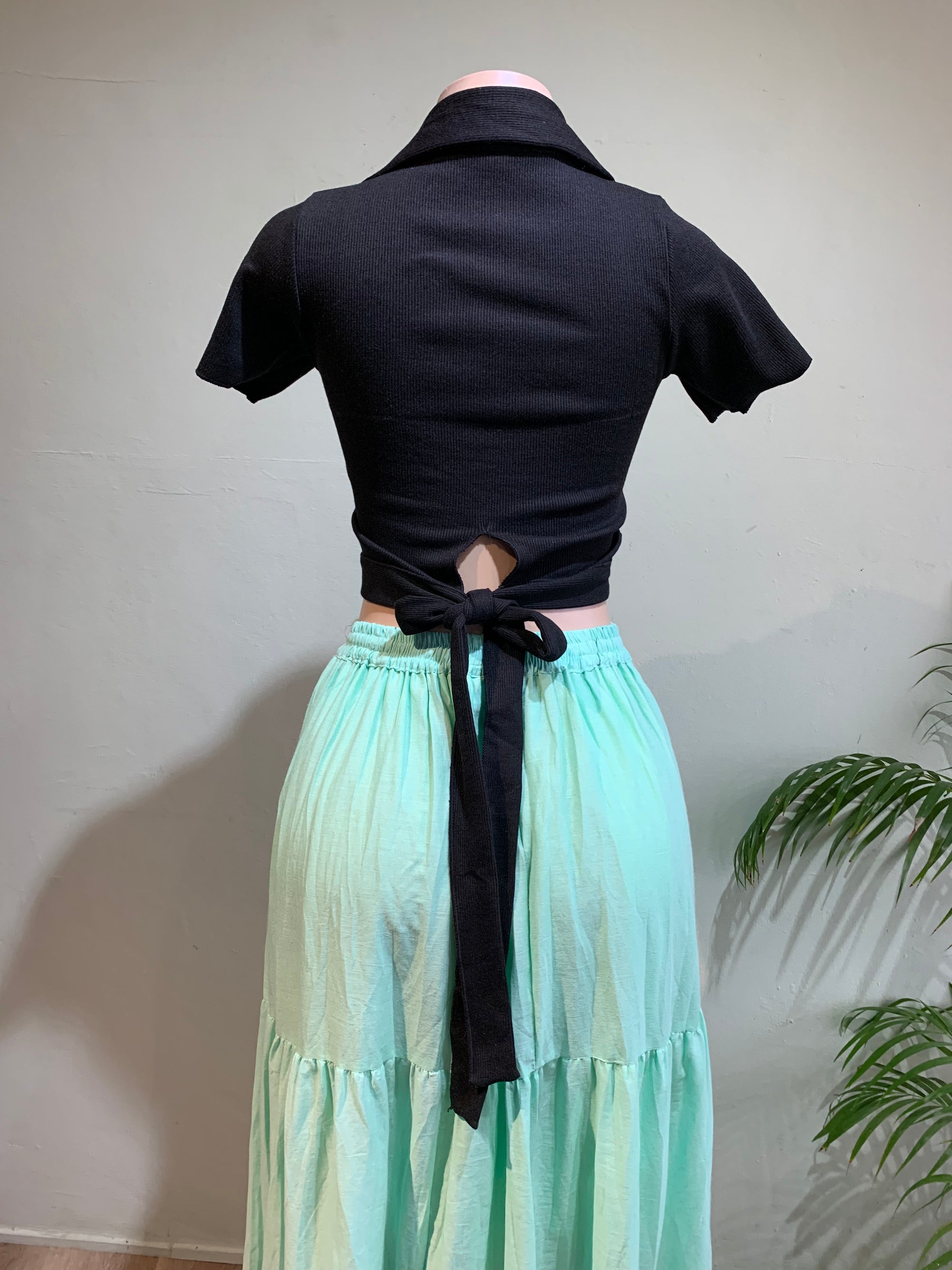 Polo Crop Top