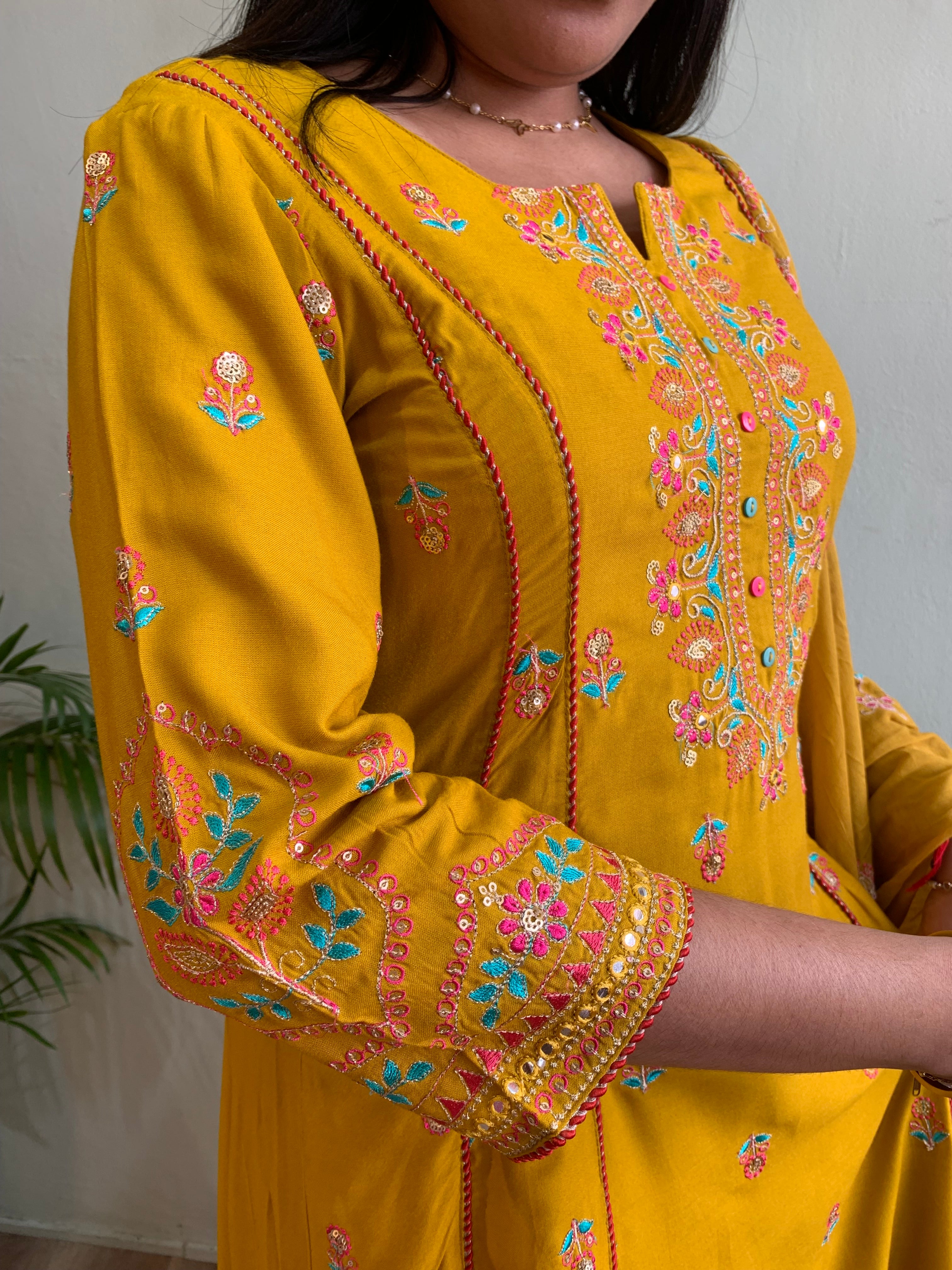 Deep Churidar set
