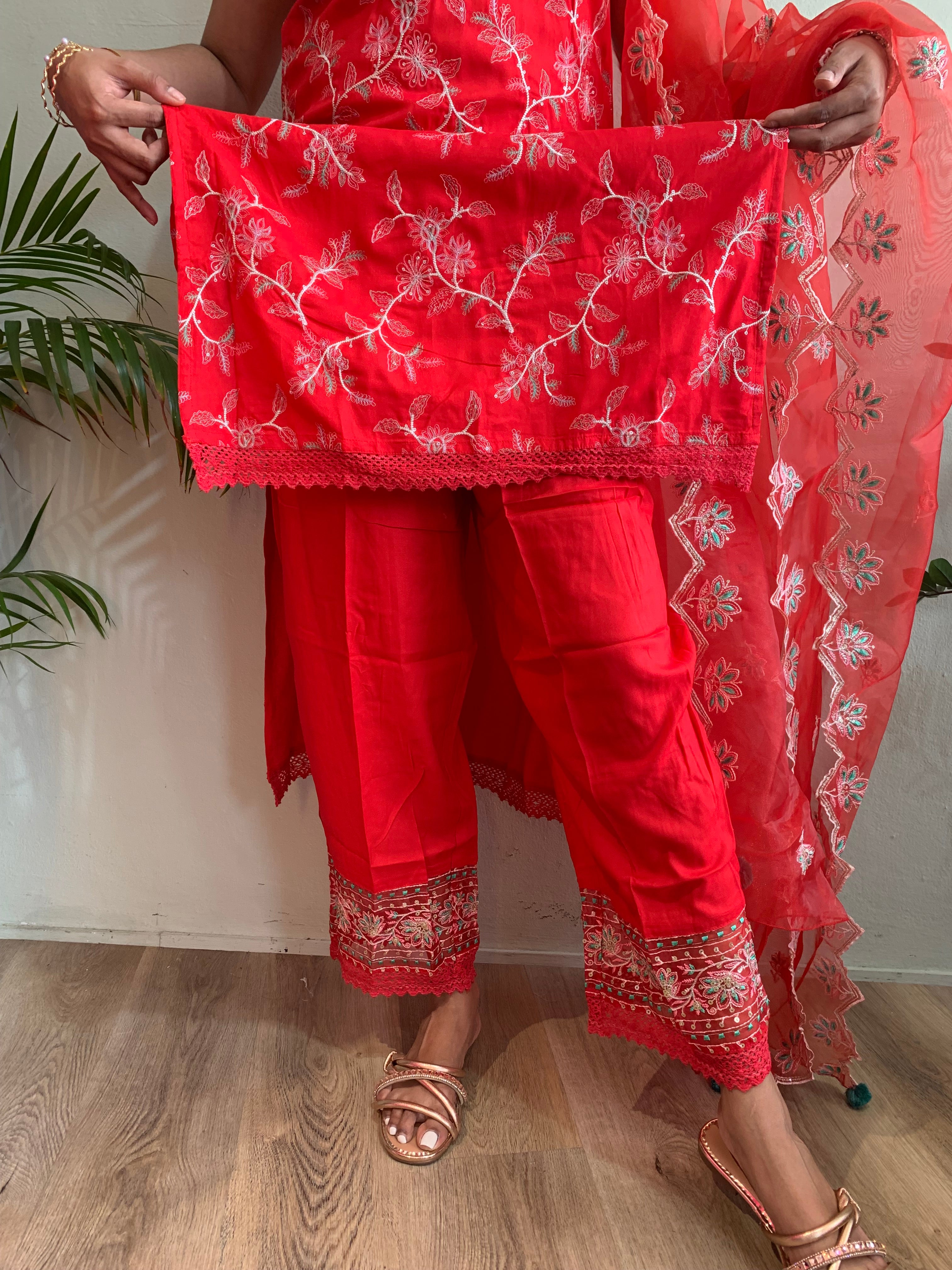 Embroidered Churidar