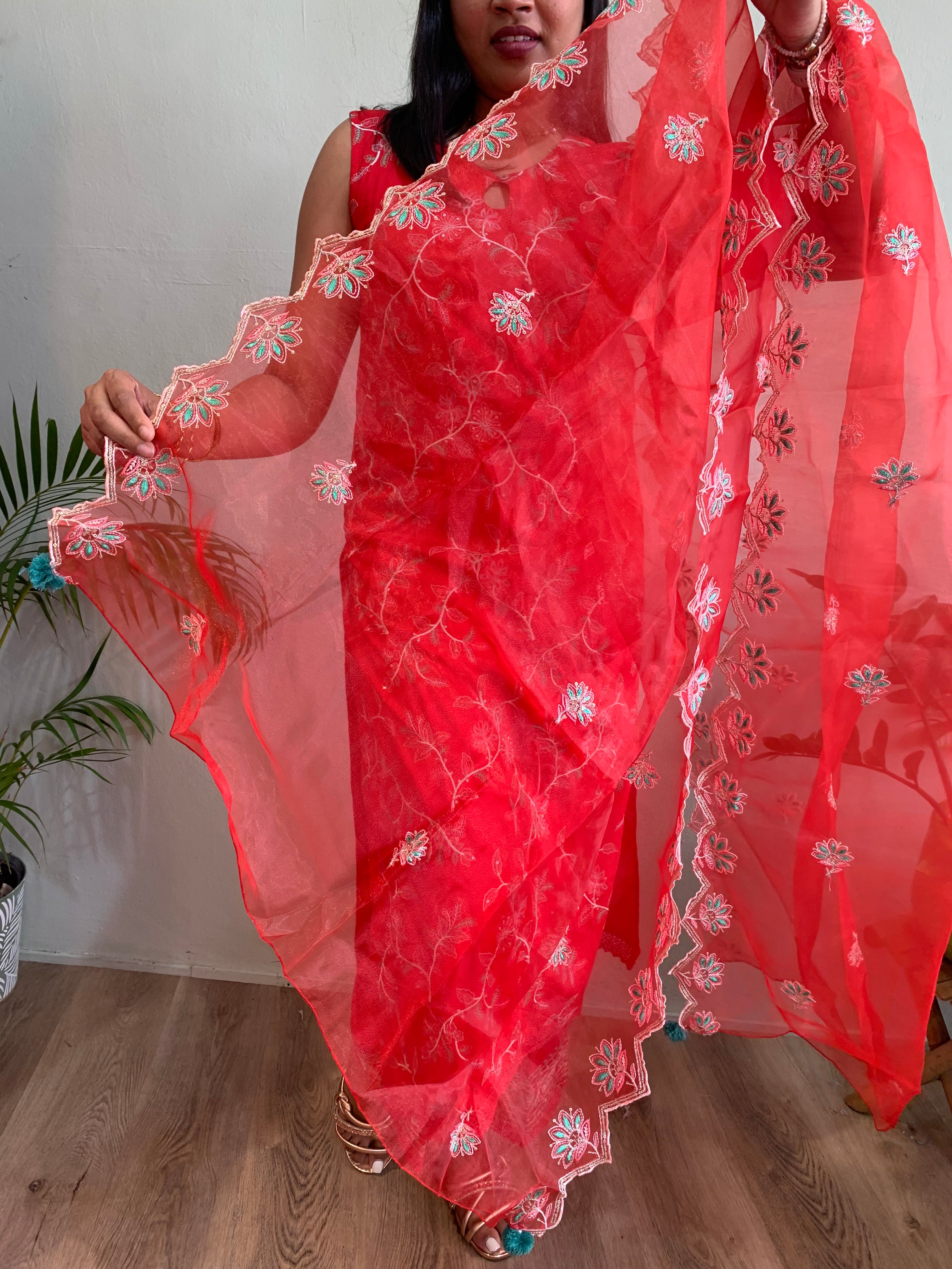 Embroidered Churidar