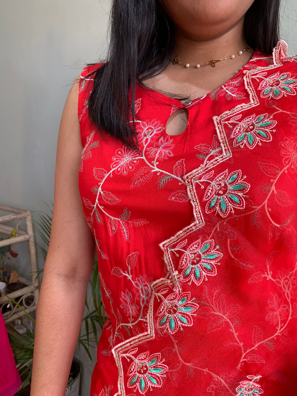 Embroidered Churidar