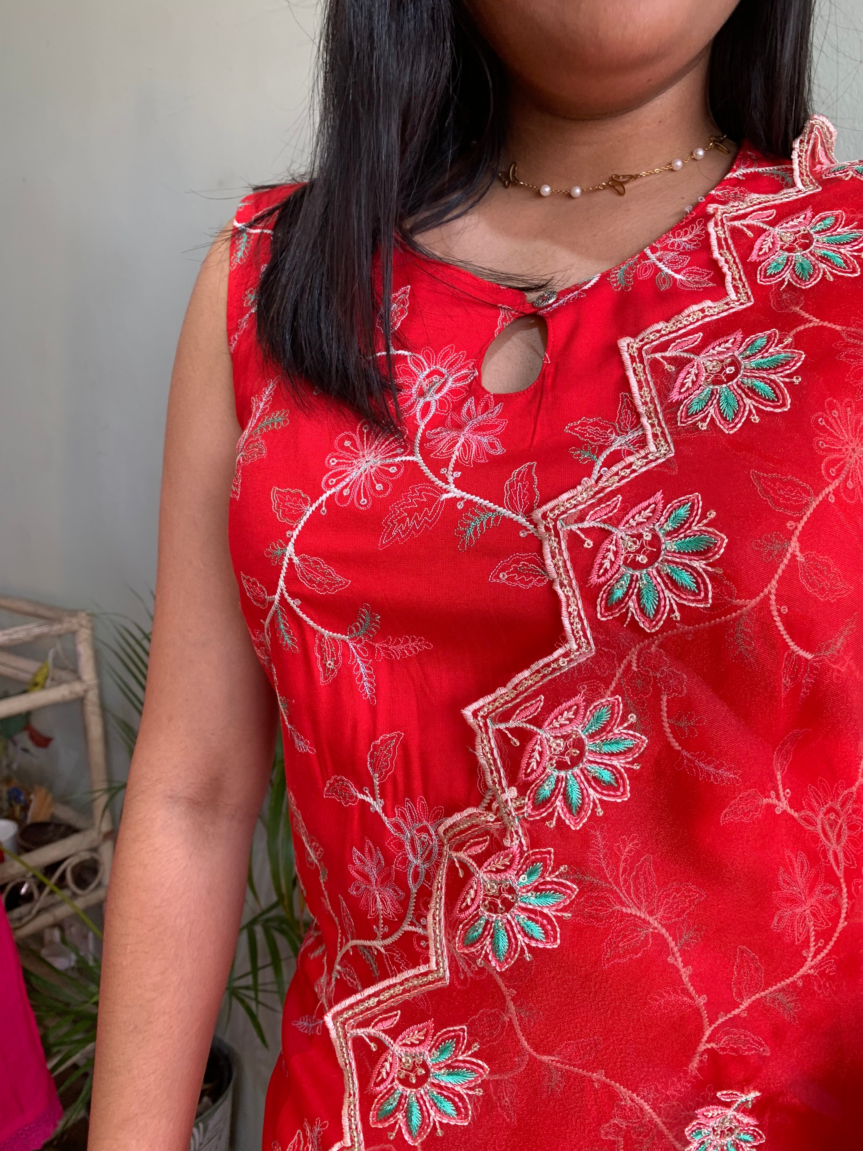 Embroidered Churidar